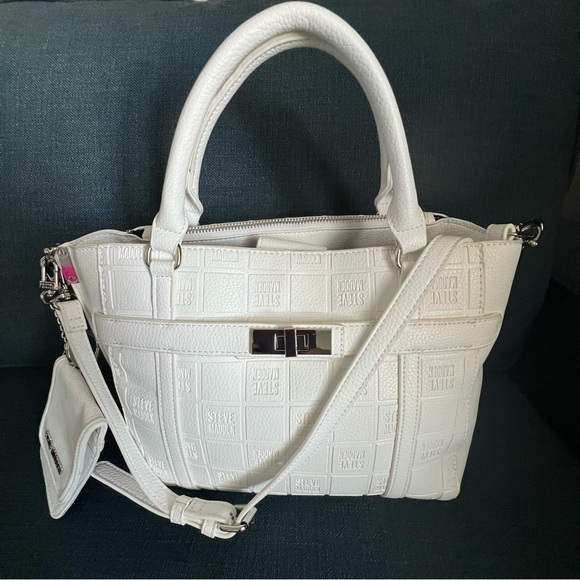 Steve Madden Merit Logo Satchel - Picture 3 of 11